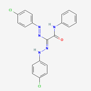 2-[2-(4-chlorophenyl)diazenyl]-2-[2-(4-chlorophenyl)hydrazono]-N-phenylacetamide