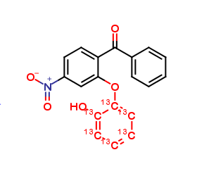2-(2’-Hydroxyphenoxy)-4-nitro-benzophenone-13C6