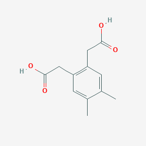 2-[2-(carboxymethyl)-4,5-dimethylphenyl]acetic acid