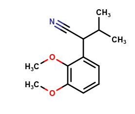 2-(2,3-dimethoxyphenyl)-3-methylbutanenitrile
