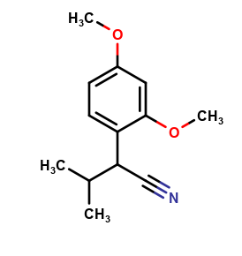 2-(2,4-dimethoxyphenyl)-3-methylbutanenitrile
