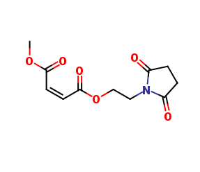 2-(2,5-dioxopyrrolidin-1-yl)ethyl methyl (2Z)-but-2-enedioate