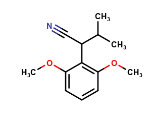 2-(2,6-dimethoxyphenyl)-3-methylbutanenitrile