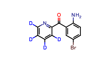 2-(2-Amino-5-bromobenzoyl)pyridine-d4