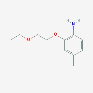2-(2-Ethoxyethoxy)-4-methylaniline