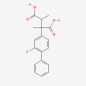 2-(2-Fluoro[1,1’-biphenyl]-4-yl)-2,3-dimethylbutanedioic Acid