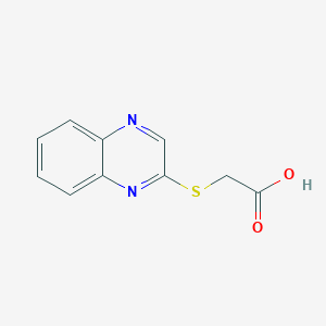 2-(2-Quinoxalinylsulfanyl)acetic acid