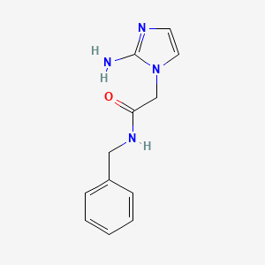 2-(2-amino-1H-imidazol- 1-yl)-N-benzylacetamide