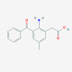 2-(2-amino-3-benzoyl-5-methylphenyl)acetic acid