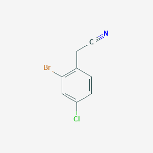 2-(2-bromo-4-chlorophenyl)acetonitrile