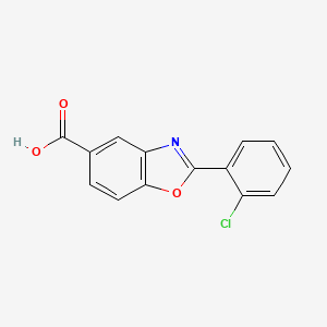 2-(2-chlorophenyl)-1,3-benzoxazole-5-carboxylic acid