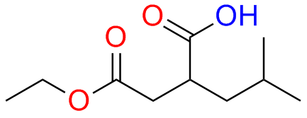 2-(2-ethoxy-2-oxoethyl)-4-methylpentanoic acid