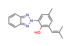 2-(2H-Benzotriazol-2-yl)-6-(isobuten-1-yl)-p-cresol