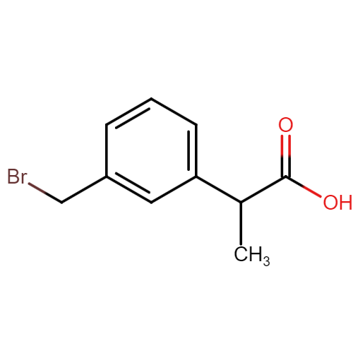 2-[3-(bromomethyl)phenyl]propionic acid