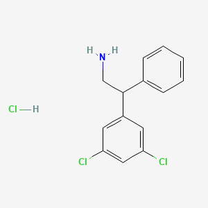 2-(3,5-Dichlorophenyl)-2-phenylethylamine hydrochloride