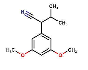 2-(3,5-dimethoxyphenyl)-3-methylbutanenitrile
