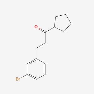 2-(3-Bromophenyl)ethyl cyclopentyl ketone