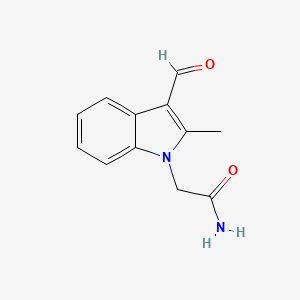 2-(3-Formyl-2-methyl-indol-1-yl)-acetamide