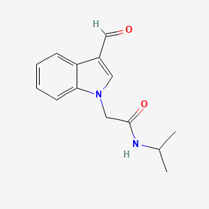 2-(3-Formyl-indol-1-yl)-N-isopropyl-acetamide