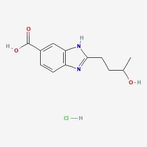 2-(3-Hydroxy-butyl)-1H-benzoimidazole-5-carboxylic acid hydrochloride
