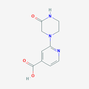 2-(3-Oxo-1-piperazinyl)isonicotinic acid