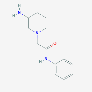 2-(3-aminopiperidin-1-yl)-N-phenylacetamide