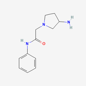 2-(3-aminopyrrolidin-1-yl)-N-phenylacetamide