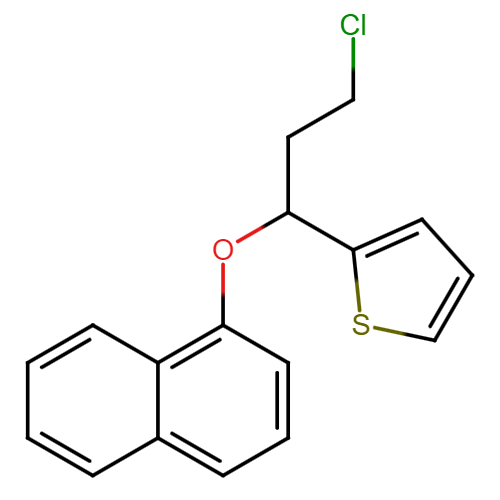 2-(3-chloro-1-(naphthalen-1-yloxy)propyl)thiophene