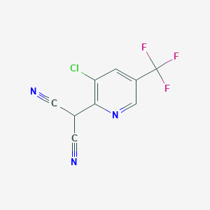 2-[3-chloro-5-(trifluoromethyl)-2-pyridinyl]malononitrile