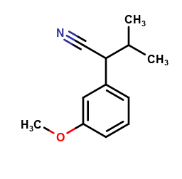 2-(3-methoxyphenyl)-3-methylbutanenitrile