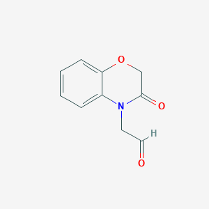 2-(3-oxo-3,4-dihydro-2H-1,4-benzoxazin-4-yl)acetaldehyde