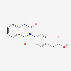 2-[4-(2,4-dioxo-1H-quinazolin-3-yl)phenyl]acetic acid
