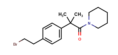 2-(4-(2-bromoethyl)phenyl)-2-methyl-1-(Piperidin-1-yl) propan-1-one