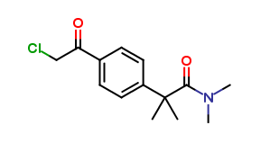 2-(4-(2-chloroacetyl) phenyl)-N,N,2-trimethylpropanamide