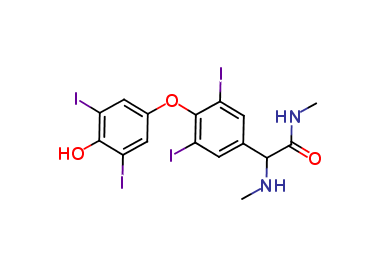 2-(4-(4-hydroxy-3,5-diiodophenoxy)-3,5-diiodophenyl)-N-methyl-2-(methylamino)acetamide
