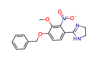 2-(4-(Benzyloxy)-3-methoxy-2-nitrophenyl)-4,5-dihydro-1H-imidazole