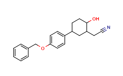 2-(4-(Benzyloxy phenyl)-2-(1-hydroxycyclohexyl)) acetonitrile