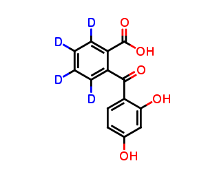 2’,4’-Dihydroxy-2-benzoylbenzoic Acid-d4