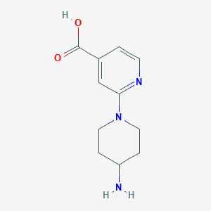 2-(4-Aminopiperidin-1-yl)isonicotinic acid