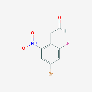 2-(4-Bromo-2-fluoro-6-nitrophenyl)acetaldehyde