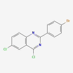 2-(4-Bromophenyl)-4,6-dichloroquinazoline