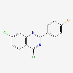 2-(4-Bromophenyl)-4,7-dichloroquinazoline
