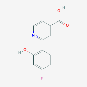 2-(4-Fluoro-2-hydroxyphenyl)isonicotinic acid