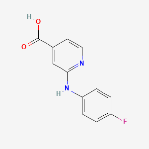 2-(4-Fluoroanilino)isonicotinic acid