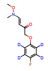 2-(4-Fluorophenoxy-d4)-N-methoxy-N-methyl-1-butene