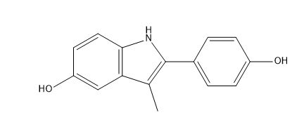 2-(4-Hydroxy-phenyl)-3-methyl-1H-indole-5-ol