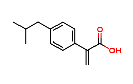 2-(4-Isobutylphenyl)prop-2-enoic Acid
