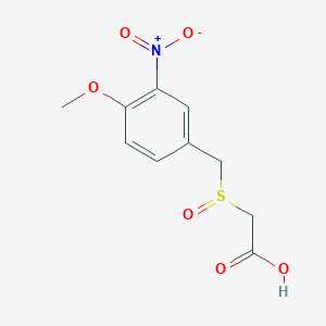 2-(4-Methoxy-3-nitrobenzylsulfinyl)acetic acid