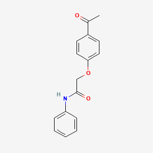 2-(4-acetylphenoxy)-N-phenylacetamide