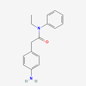 2-(4-aminophenyl)-N-ethyl-N-phenylacetamide